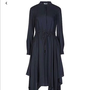 Peserico navy dress. Size 6. NWT